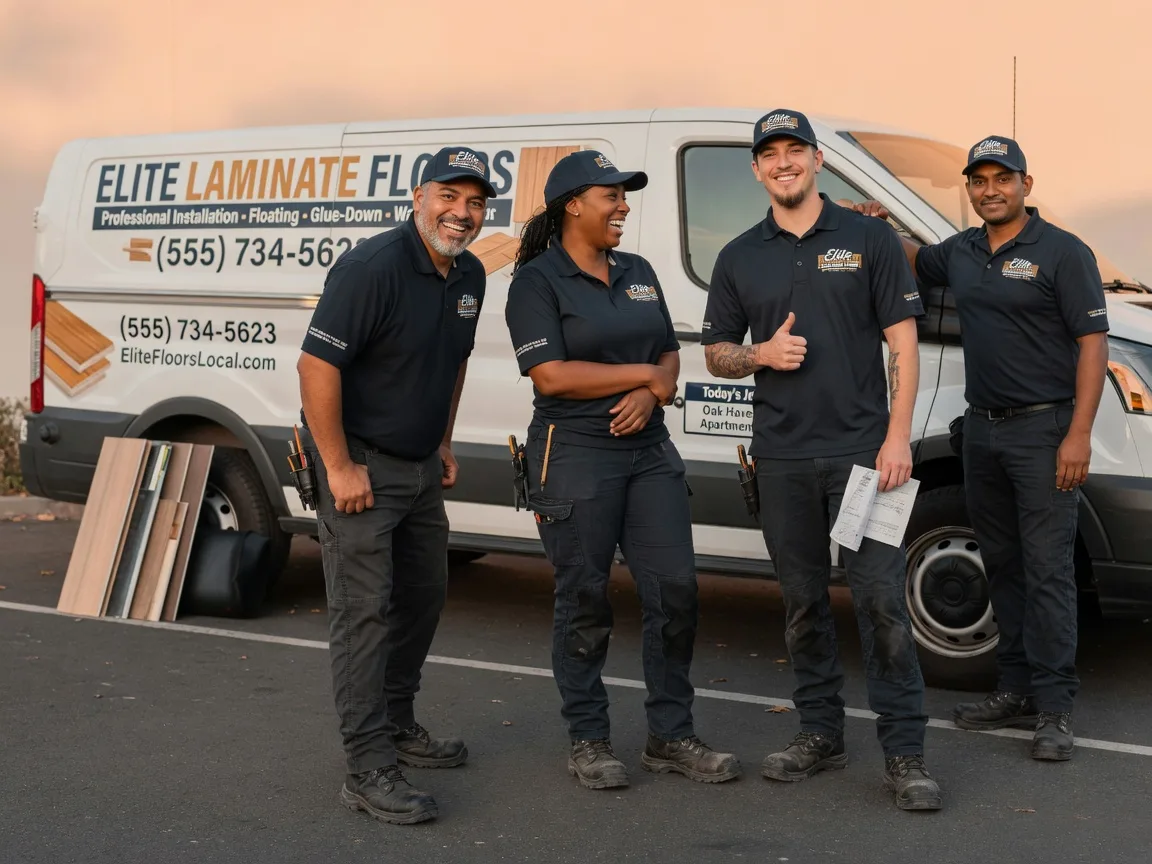 Laminate flooring installation company in Mooreland, OK